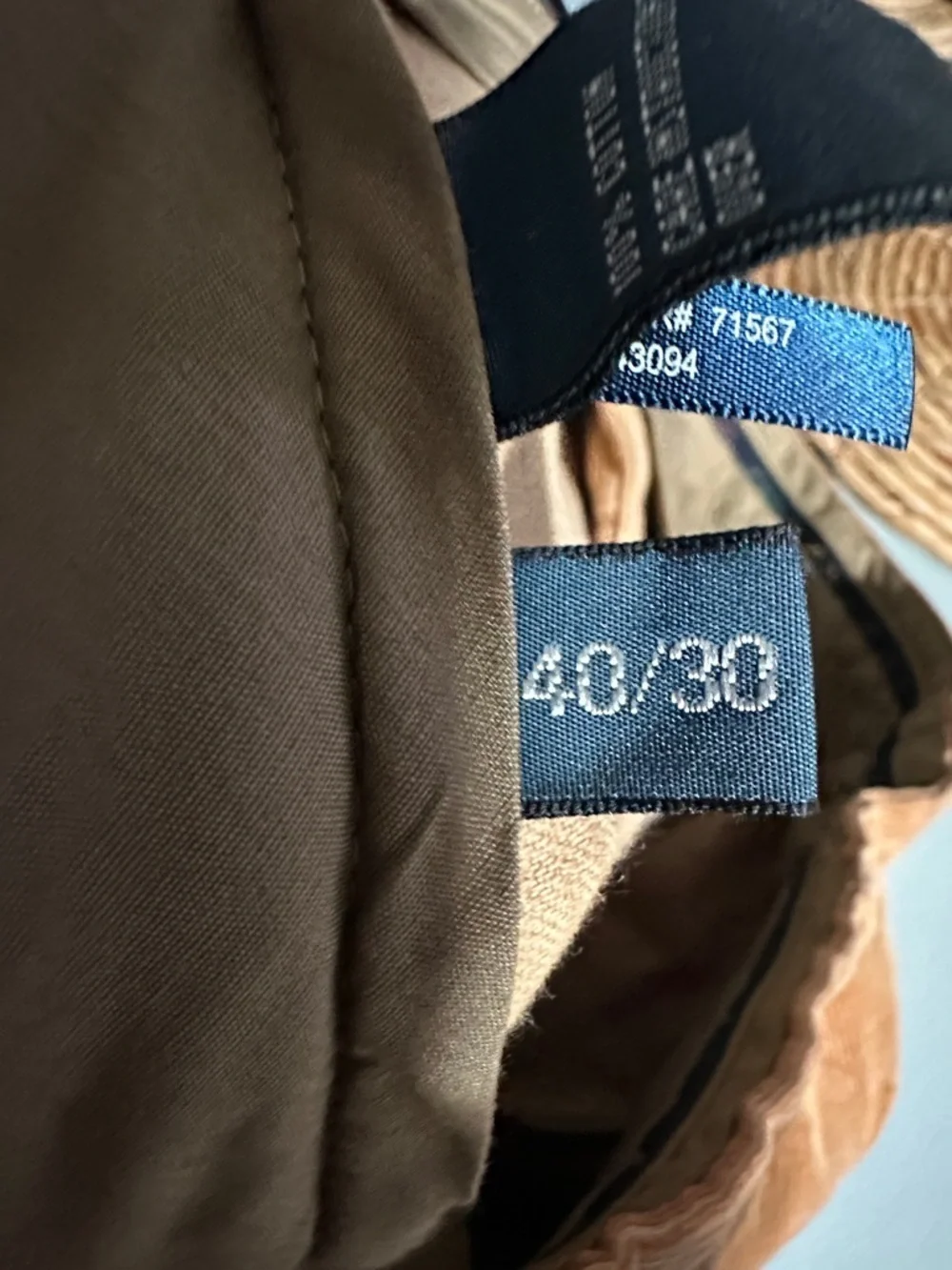 Vintage 90s Polo Ralph Lauren Men’s  Tan Corduroy Pants Preppy Men’s 40 x 30